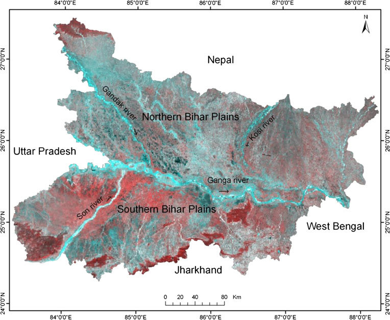 Geographical Location and extent of Bihar