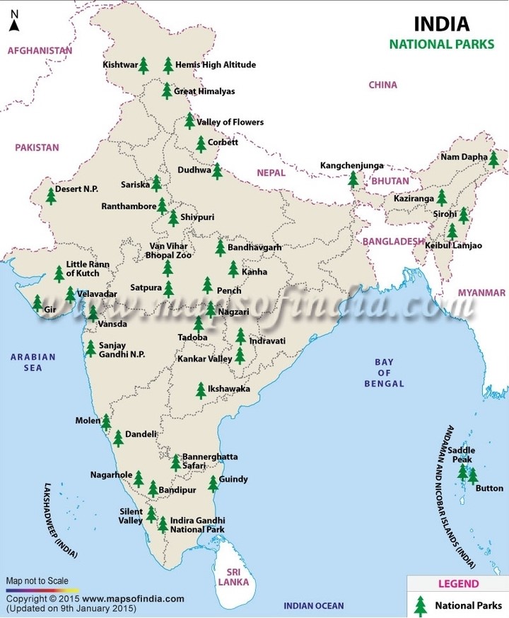 National Parks and Wildlife Sanctuaries